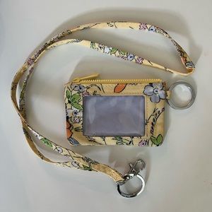 Vera Bradley Reactive ID holder & Lanyard